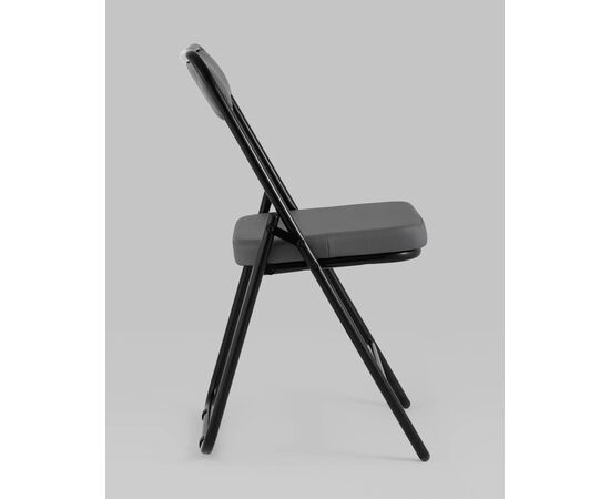 Стул складной Джонни 450x495x825 фб-джоннй-еко-17 (fb-jonny-eco-17) Серый каркас черный матовый, Основной цвет: Серый каркас черный матовый, Ширина: 450, Материал основания: Металл, Высота: 825, Глубина: 495, Материал: Экокожа, Каркас: Металл, Вес: 4,8, Цвет опоры: Черный, Материал сиденья: экокожа, Цвет сиденья: Серый, Артикул: фб-джоннй-еко-17 (fb-jonny-eco-17), изображение 5post-test