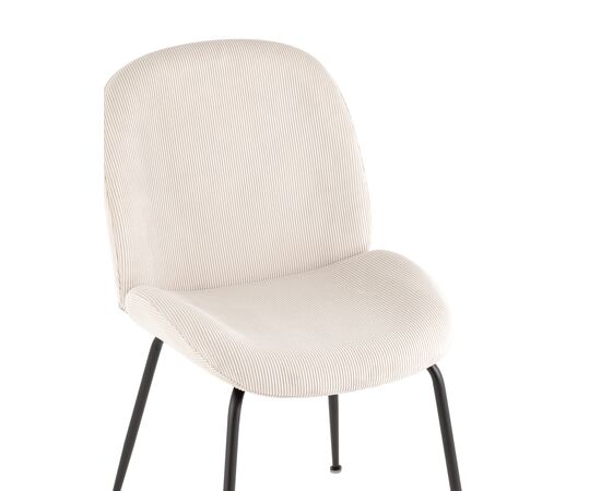 Стул Турин 545x560x870 ДР-303 УФ865-02 (DR-303 UF865-02) Бежевый, Основной цвет: Бежевый, Ширина: 545, Материал основания: Металл, Высота: 870, Глубина: 560, Материал: Вельвет, Каркас: Металл, Вес: 5,9, Цвет опоры: Черный, Материал сиденья: Вельвет, Цвет сиденья: Бежевый, Артикул: ДР-303 УФ865-02 (DR-303 UF865-02), изображение 6post-test