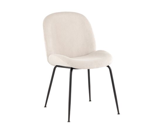 Стул Турин 545x560x870 ДР-303 УФ865-02 (DR-303 UF865-02) Бежевый, Основной цвет: Бежевый, Ширина: 545, Материал основания: Металл, Высота: 870, Глубина: 560, Материал: Вельвет, Каркас: Металл, Вес: 5,9, Цвет опоры: Черный, Материал сиденья: Вельвет, Цвет сиденья: Бежевый, Артикул: ДР-303 УФ865-02 (DR-303 UF865-02), изображение 7post-test