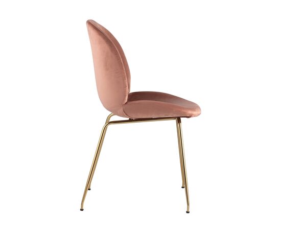 Стул Турин 545x560x870 8329 ВЕЛВЕТ ДАРК ПИНК (8329 VELVET DARK PINK) Пудровый, золотые ножки, Основной цвет: Пудровый, золотые ножки, Ширина: 545, Материал основания: Металл, Высота: 870, Глубина: 560, Материал: Велюр, Каркас: Металл, Вес: 5,9, Цвет опоры: Золото, Материал сиденья: Велюр, Цвет сиденья: пудровый, Артикул: 8329 ВЕЛВЕТ ДАРК ПИНК (8329 VELVET DARK PINK), изображение 2post-test