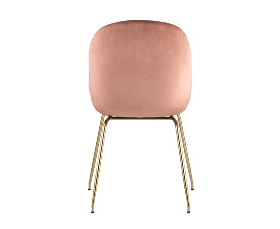 Стул Турин 545x560x870 8329 ВЕЛВЕТ ДАРК ПИНК (8329 VELVET DARK PINK) Пудровый, золотые ножки, Основной цвет: Пудровый, золотые ножки, Ширина: 545, Материал основания: Металл, Высота: 870, Глубина: 560, Материал: Велюр, Каркас: Металл, Вес: 5,9, Цвет опоры: Золото, Материал сиденья: Велюр, Цвет сиденья: пудровый, Артикул: 8329 ВЕЛВЕТ ДАРК ПИНК (8329 VELVET DARK PINK), изображение 3post-test