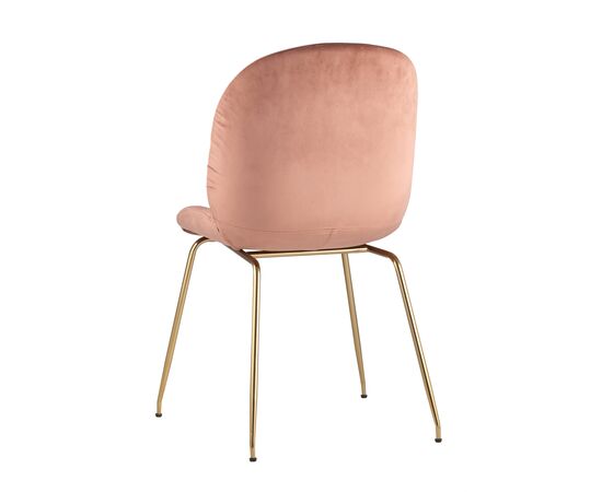 Стул Турин 545x560x870 8329 ВЕЛВЕТ ДАРК ПИНК (8329 VELVET DARK PINK) Пудровый, золотые ножки, Основной цвет: Пудровый, золотые ножки, Ширина: 545, Материал основания: Металл, Высота: 870, Глубина: 560, Материал: Велюр, Каркас: Металл, Вес: 5,9, Цвет опоры: Золото, Материал сиденья: Велюр, Цвет сиденья: пудровый, Артикул: 8329 ВЕЛВЕТ ДАРК ПИНК (8329 VELVET DARK PINK), изображение 4post-test