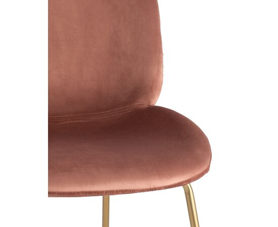 Стул Турин 545x560x870 8329 ВЕЛВЕТ ДАРК ПИНК (8329 VELVET DARK PINK) Пудровый, золотые ножки, Основной цвет: Пудровый, золотые ножки, Ширина: 545, Материал основания: Металл, Высота: 870, Глубина: 560, Материал: Велюр, Каркас: Металл, Вес: 5,9, Цвет опоры: Золото, Материал сиденья: Велюр, Цвет сиденья: пудровый, Артикул: 8329 ВЕЛВЕТ ДАРК ПИНК (8329 VELVET DARK PINK), изображение 5post-test