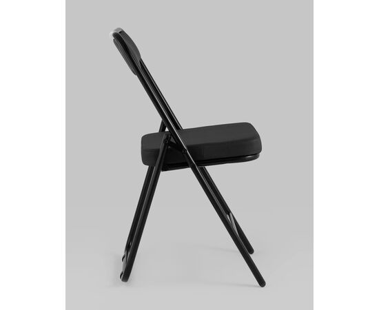 Стул складной Джонни 450x495x825 фб-джоннй-блак (fb-jonny-black) Черный каркас черный матовый, Основной цвет: Черный каркас черный матовый, Ширина: 450, Материал основания: Металл, Высота: 825, Глубина: 495, Материал: Экокожа, Каркас: Металл, Вес: 4,8, Цвет опоры: Черный, Материал сиденья: экокожа, Цвет сиденья: Черный, Артикул: фб-джоннй-блак (fb-jonny-black), изображение 6post-test