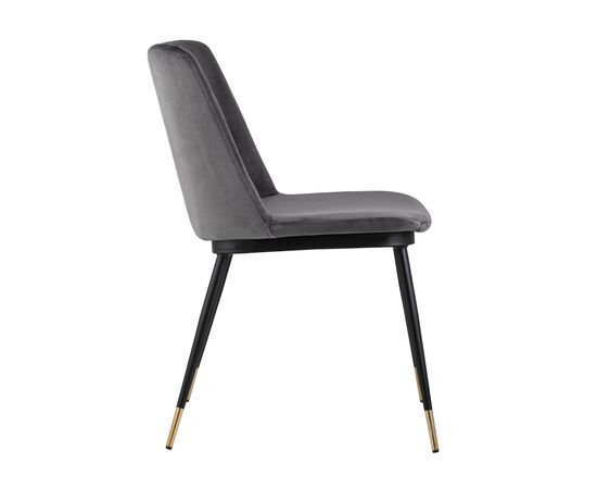 Стул Мелисса 505x580x820 ФДК8028 ДАРК ГРЕЙ ФУТ-81 (FDC8028 DARK GREY FUT-81) Темно-серый, Основной цвет: Темно-серый, Ширина: 505, Материал основания: Металл, Высота: 820, Глубина: 580, Материал: Велюр, Каркас: Металл, Вес: 6,2, Цвет опоры: Черный, Материал сиденья: Велюр, Цвет сиденья: Темно-серый, Артикул: ФДК8028 ДАРК ГРЕЙ ФУТ-81 (FDC8028 DARK GREY FUT-81), изображение 2post-test