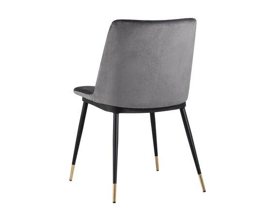Стул Мелисса 505x580x820 ФДК8028 ДАРК ГРЕЙ ФУТ-81 (FDC8028 DARK GREY FUT-81) Темно-серый, Основной цвет: Темно-серый, Ширина: 505, Материал основания: Металл, Высота: 820, Глубина: 580, Материал: Велюр, Каркас: Металл, Вес: 6,2, Цвет опоры: Черный, Материал сиденья: Велюр, Цвет сиденья: Темно-серый, Артикул: ФДК8028 ДАРК ГРЕЙ ФУТ-81 (FDC8028 DARK GREY FUT-81), изображение 4post-test