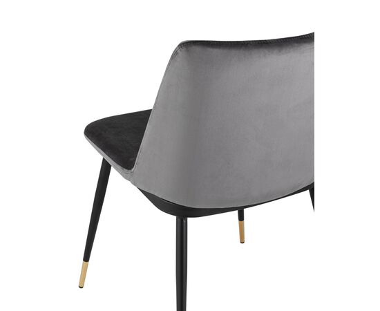 Стул Мелисса 505x580x820 ФДК8028 ДАРК ГРЕЙ ФУТ-81 (FDC8028 DARK GREY FUT-81) Темно-серый, Основной цвет: Темно-серый, Ширина: 505, Материал основания: Металл, Высота: 820, Глубина: 580, Материал: Велюр, Каркас: Металл, Вес: 6,2, Цвет опоры: Черный, Материал сиденья: Велюр, Цвет сиденья: Темно-серый, Артикул: ФДК8028 ДАРК ГРЕЙ ФУТ-81 (FDC8028 DARK GREY FUT-81), изображение 5post-test