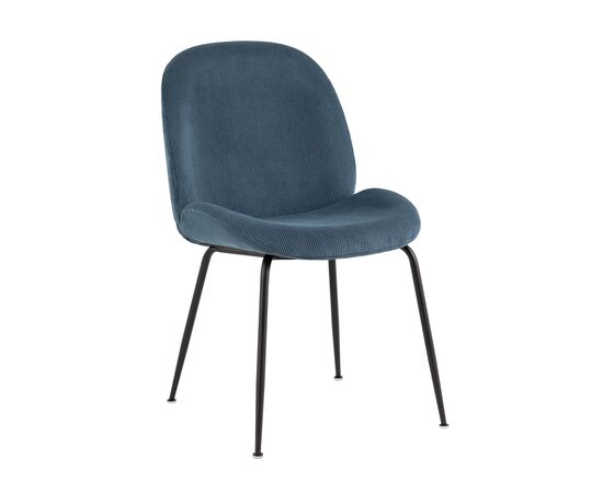 Стул Турин 545x560x870 ДР-303 УФ865-09 (DR-303 UF865-09) Голубой, Основной цвет: Голубой, Ширина: 545, Материал основания: Металл, Высота: 870, Глубина: 560, Материал: Вельвет, Каркас: Металл, Вес: 5,9, Цвет опоры: Черный, Материал сиденья: Вельвет, Цвет сиденья: Голубой, Артикул: ДР-303 УФ865-09 (DR-303 UF865-09), изображение 7post-test