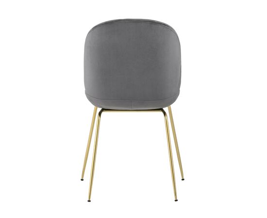 Стул Турин 545x560x870 8329 ВЕЛВЕТ ГРЕЙ (8329 VELVET GREY) Серый, золотые ножки, Основной цвет: Серый, золотые ножки, Ширина: 545, Материал основания: Металл, Высота: 870, Глубина: 560, Материал: Велюр, Каркас: Металл, Вес: 5,9, Цвет опоры: Золото, Материал сиденья: Велюр, Цвет сиденья: Серый, Артикул: 8329 ВЕЛВЕТ ГРЕЙ (8329 VELVET GREY), изображение 3post-test