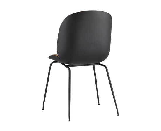 Стул Турин 545x560x870 8329 ПУ БЕИГЕ (8329 PU BEIGE) Бежевый, черные ножки, Основной цвет: Бежевый, черные ножки, Ширина: 545, Материал основания: Металл, Высота: 870, Глубина: 560, Материал: Экокожа, Каркас: Металл, Вес: 5,9, Цвет опоры: Черный, Материал сиденья: экокожа, Цвет сиденья: Бежевый, Артикул: 8329 ПУ БЕИГЕ (8329 PU BEIGE), изображение 5post-test