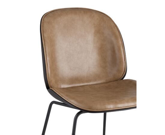 Стул Турин 545x560x870 8329 ПУ БЕИГЕ (8329 PU BEIGE) Бежевый, черные ножки, Основной цвет: Бежевый, черные ножки, Ширина: 545, Материал основания: Металл, Высота: 870, Глубина: 560, Материал: Экокожа, Каркас: Металл, Вес: 5,9, Цвет опоры: Черный, Материал сиденья: экокожа, Цвет сиденья: Бежевый, Артикул: 8329 ПУ БЕИГЕ (8329 PU BEIGE), изображение 6post-test