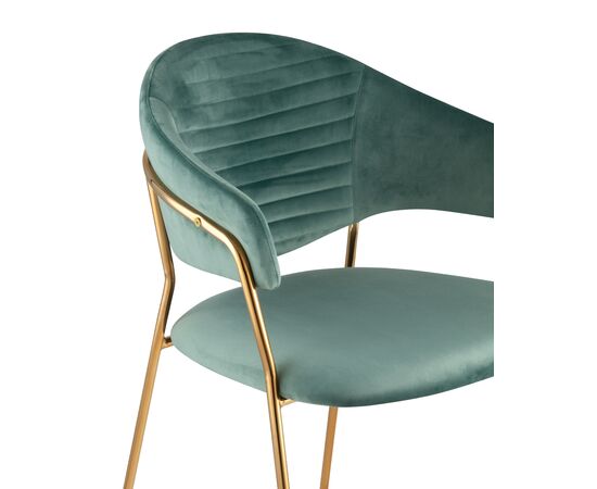 Стул Эвита 585x550x800 ФДК8022 МИНТ ФУТ-70 (FDC8022 MINT FUT-70) Мятный, Основной цвет: Мятный, Ширина: 585, Материал основания: Металл, Высота: 800, Глубина: 550, Материал: Велюр, Вес: 6,5, Цвет опоры: Золото, Материал сиденья: Велюр, Цвет сиденья: Мятный, Артикул: ФДК8022 МИНТ ФУТ-70 (FDC8022 MINT FUT-70), изображение 6post-test