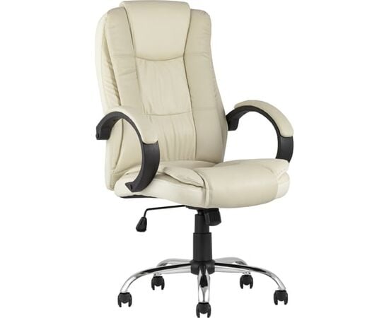 Кресло руководителя TopChairs Atlant NEW, бежевое, stol НФ-00031377, Основной цвет: бежевое, Ширина: 820, Глубина: 310, Высота: 580, Объем: 0,9, Вес: 17post-test