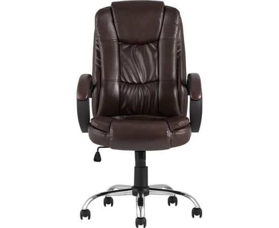 Кресло руководителя TopChairs Atlant NEW, коричневое, stol НФ-00031378, Основной цвет: коричневое, Ширина: 820, Глубина: 310, Высота: 580, Объем: 0,9, Вес: 17post-test