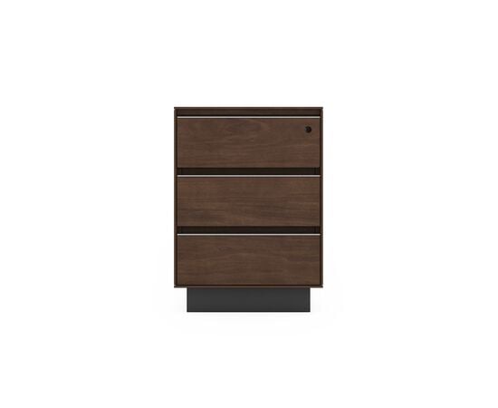 Тумба левая, тумбы НФ-00030584, Основной цвет: W-29B Walnut//W-24B Walnut Грецкий орех, Ширина: 497, Глубина: 600, Высота: 687, Артикул: EY27L.049060, изображение 3post-test