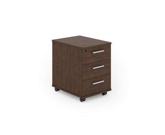 Мобильная тумба, тумбы НФ-00030568, Основной цвет: W-29B Walnut//W-24B Walnut Грецкий орех, Ширина: 20, Глубина: 550, Высота: 593, Артикул: EM25-2.042055HS, изображение 2post-test