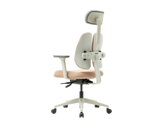 Кресло Дуорест Д2500Г-ДАСВ (Duorest D2500G-DASW) белая рама 690x560x610 Д2500Г-ДАСВ (D2500G-DASW) белая рама Бежевый, Ролики: 50 мм, Основной цвет: Бежевый, Ширина: 690, Высота: 610, Глубина: 560, Материал подлокотников: 1Д (1D), Вес: 26, Материал сиденья: Ткань ЕК20 (EK20), Подголовник: есть, Материал спинки: Ткань ЕК20 (EK20), Артикул: Д2500Г-ДАСВ (D2500G-DASW) белая рама, изображение 3post-test