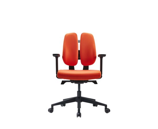 Кресло Дуорест D2-250 (Duorest D2-250) 690x560x610 Д2-250 (D2-250) Оранжевый, Основной цвет: Оранжевый, Ширина: 690, Ролики: 50 мм, Высота: 610, Глубина: 560, Материал подлокотников: 3Д (3D), Вес: 26, Материал сиденья: Ткань Д2 (D2), Подголовник: Нет, Материал спинки: Ткань Д2 (D2), Цвет крестовины: Черный, Артикул: Д2-250 (D2-250), изображение 2post-test