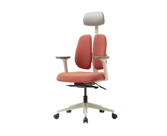 Кресло Дуорест Д2500Г-ДАСВ (Duorest D2500G-DASW) белая рама 690x560x610 Д2500Г-ДАСВ (D2500G-DASW) белая рама Красный, Ролики: 50 мм, Основной цвет: Красный, Ширина: 690, Высота: 610, Глубина: 560, Материал подлокотников: 1Д (1D), Вес: 26, Материал сиденья: Ткань ЕК20 (EK20), Подголовник: есть, Материал спинки: Ткань ЕК20 (EK20), Артикул: Д2500Г-ДАСВ (D2500G-DASW) белая рама, изображение 2post-test
