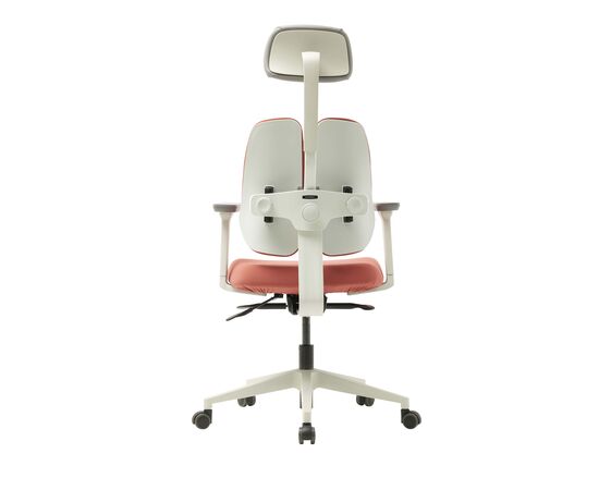 Кресло Дуорест Д2500Г-ДАСВ (Duorest D2500G-DASW) белая рама 690x560x610 Д2500Г-ДАСВ (D2500G-DASW) белая рама Красный, Ролики: 50 мм, Основной цвет: Красный, Ширина: 690, Высота: 610, Глубина: 560, Материал подлокотников: 1Д (1D), Вес: 26, Материал сиденья: Ткань ЕК20 (EK20), Подголовник: есть, Материал спинки: Ткань ЕК20 (EK20), Артикул: Д2500Г-ДАСВ (D2500G-DASW) белая рама, изображение 5post-test