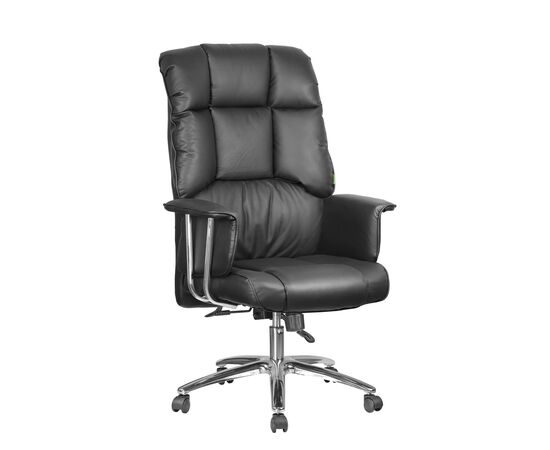 Кресло Riva Chair RCH 9502, Основной цвет: Черный, Ширина: 730, Глубина: 740, Высота: 1300, Материал спинки: Экокожа, Материал сидушки: Экокожа, Рекомендованная максимальная нагрузка: 150 кг, Объем: 0,23, Вес: 24post-test