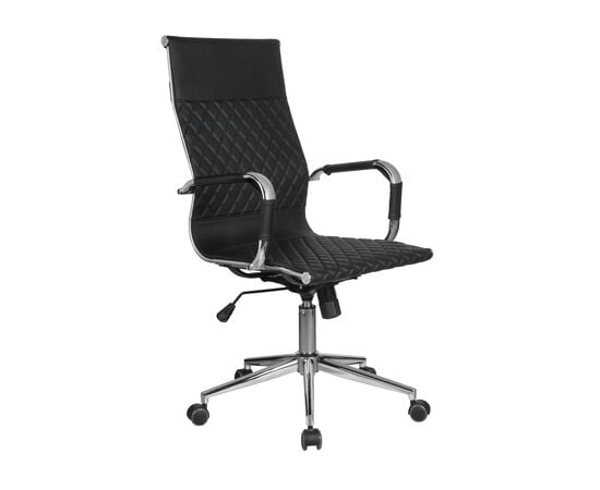 Кресло Riva Chair RCH 6016-1 S, Основной цвет: Черный, Ширина: 610, Глубина: 530, Высота: 1180, Материал спинки: Экокожа, Материал сидушки: Экокожа, Рекомендованная максимальная нагрузка: 120 кг, Вес: 12,6post-test