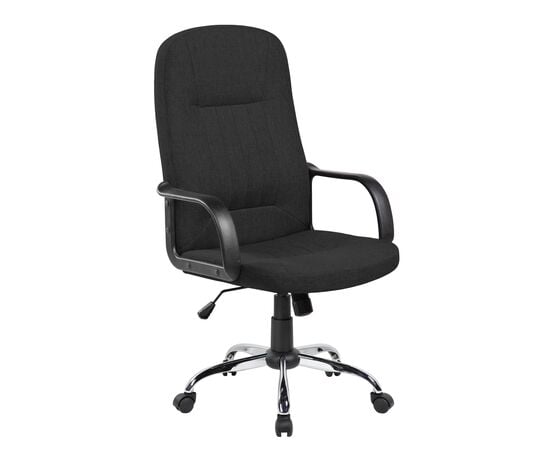 Кресло Riva Chair RCH 9309-1J, Основной цвет: Черный, Ширина: 630, Глубина: 600, Высота: 1160, Материал спинки: Ткань, Материал сидушки: Ткань, Рекомендованная максимальная нагрузка: 120 кг, Вес: 15post-test