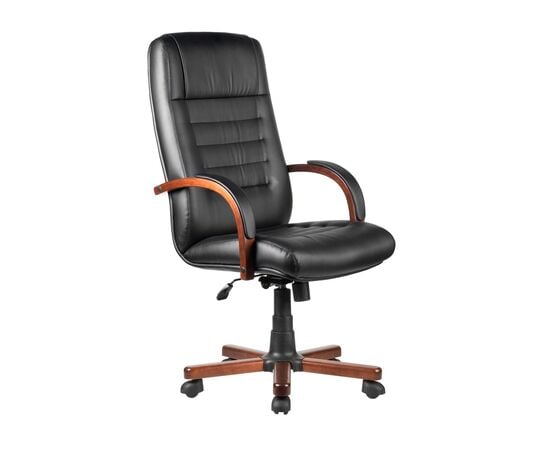 Кресло Riva Chair RCH M 155 A, Основной цвет: Черный, Ширина: 500, Глубина: 480, Высота: 750, Материал спинки: Экокожа, Материал сидушки: Экокожа, Материал подлокотников: Дерево/экокожа, Материал крестовины: Металлическая с деревянными накладками, Механизм качания: Топ-Ган, Рекомендованная максимальная нагрузка: 120 кг, Объем: 0,5, Вес: 25post-test