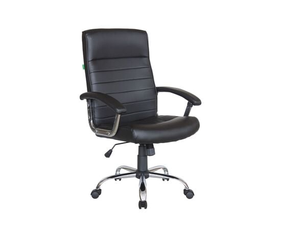 Кресло Riva Chair RCH 9154, Основной цвет: Черный, Ширина: 660, Глубина: 630, Высота: 1190, Материал спинки: Экокожа, Материал сидушки: Экокожа, Рекомендованная максимальная нагрузка: 120 кг, Вес: 16,8post-test