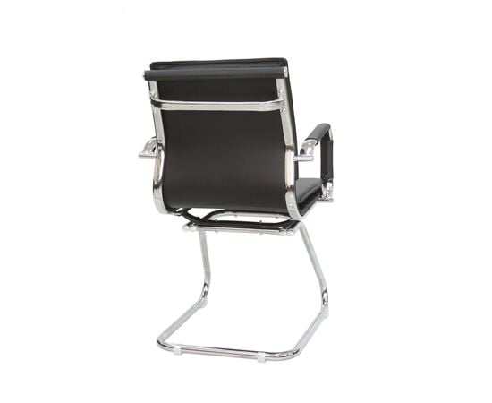 Кресло Riva Chair RCH 6003-3, Основной цвет: Черный, Ширина: 550, Глубина: 610, Высота: 910, Материал спинки: Экокожа, Материал сидушки: Экокожа, Артикул: 6003-3, изображение 4post-test