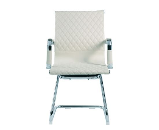 Кресло Riva Chair RCH 6016-3, Основной цвет: Бежевый, Ширина: 610, Глубина: 550, Высота: 900, Материал спинки: Экокожа, Материал сидушки: Экокожа, Вес: 12, Артикул: 6016-3, изображение 2post-test