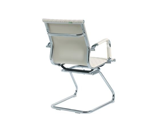 Кресло Riva Chair RCH 6016-3, Основной цвет: Бежевый, Ширина: 610, Глубина: 550, Высота: 900, Материал спинки: Экокожа, Материал сидушки: Экокожа, Вес: 12, Артикул: 6016-3, изображение 4post-test