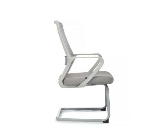 Кресло Riva Chair Point RCH 8325G, Основной цвет: Серый пластик/Светло-серый, Ширина: 560, Глубина: 580, Высота: 960, Материал спинки: Сетка, Материал сидушки: Ткань, Материал подлокотников: Пластик, Рекомендованная максимальная нагрузка: 120 кг, Цвет подлокотников: Серый, Артикул: 8325G, изображение 2post-test