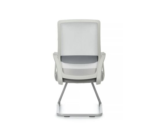 Кресло Riva Chair Point RCH 8325G, Основной цвет: Серый пластик/Светло-серый, Ширина: 560, Глубина: 580, Высота: 960, Материал спинки: Сетка, Материал сидушки: Ткань, Материал подлокотников: Пластик, Рекомендованная максимальная нагрузка: 120 кг, Цвет подлокотников: Серый, Артикул: 8325G, изображение 6post-test