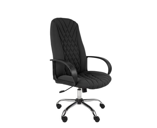 Кресло Riva Chair RCH 1187-1 S HP, Основной цвет: Черный, Ширина: 600, Глубина: 660, Высота: 1120, Максимальная высота: 1220, Материал спинки: ткань S, Материал сидушки: ткань S, Материал подлокотников: Пластик, Механизм качания: Топ-Ган, Пятилучье материал: хром, Рекомендованная максимальная нагрузка: 120 кг, Ролики: Ø50 / PP, Объем: 0,17, Вес: 15,3post-test