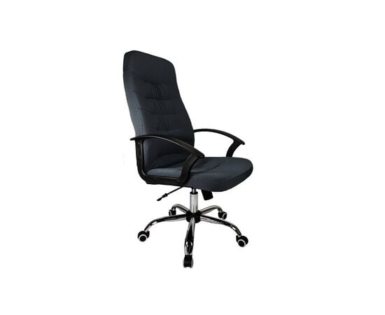 Кресло Riva Chair RCH 1200 S, Основной цвет: Черный, Ширина: 620, Глубина: 710, Высота: 1150, Максимальная высота: 1250, Материал спинки: ткань S, Материал сидушки: ткань S, Материал подлокотников: Пластик, Механизм качания: Топ-Ган, Рекомендованная максимальная нагрузка: 120 кг, Ролики: Ø50 / PPpost-test