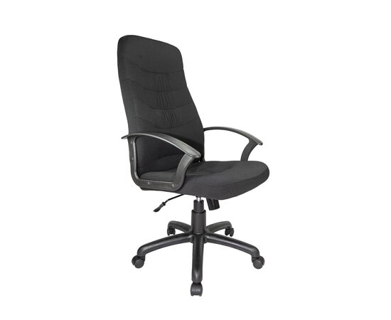 Кресло Riva Chair RCH 1200 S PL, Основной цвет: Черный, Ширина: 620, Глубина: 710, Высота: 1150, Максимальная высота: 1320, Материал спинки: ткань S, Материал сидушки: ткань S, Материал подлокотников: Пластик, Механизм качания: Топ-Ган, Ролики: Ø50 / PP, Объем: 0,17, Вес: 15,3post-test