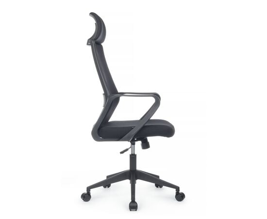 Кресло Riva Chair Point RCH 8325H, Основной цвет: Черный пластик/Черный, Ширина: 640, Глубина: 640, Высота: 1190, Максимальная высота: 1290, Материал спинки: Сетка, Материал сидушки: Ткань, Материал подлокотников: Пластик, Механизм качания: Топ-Ган, Подголовник: Да, Подголовник регулировка: Нет, Пятилучье материал: пластик , Рекомендованная максимальная нагрузка: 120 кг, Цвет подлокотников: Черный, Объем: 0,12, Вес: 11, Артикул: 8325H, изображение 2post-test