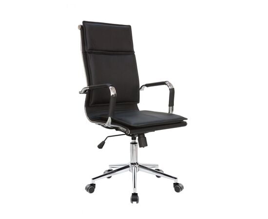 Кресло Riva Chair RCH 6003-1S, Основной цвет: Черный, Ширина: 550, Глубина: 610, Высота: 1220, Материал спинки: Экокожа, Материал сидушки: Экокожа, Рекомендованная максимальная нагрузка: 120 кг, Вес: 13,35, Артикул: 6003-1Spost-test