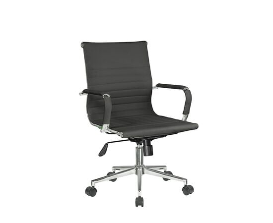 Кресло Riva Chair RCH 6002-2SЕ, Основной цвет: Черный, Ширина: 640, Глубина: 640, Высота: 1000, Материал спинки: Экокожа, Материал сидушки: Экокожа, Рекомендованная максимальная нагрузка: 120 кг, Вес: 11,6post-test