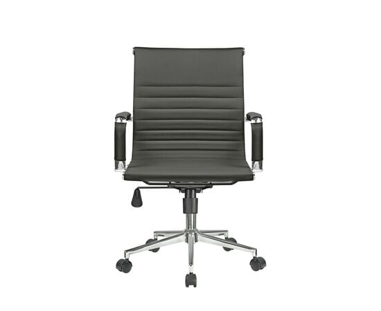 Кресло Riva Chair RCH 6002-2SЕ, Основной цвет: Черный, Ширина: 640, Глубина: 640, Высота: 1000, Материал спинки: Экокожа, Материал сидушки: Экокожа, Рекомендованная максимальная нагрузка: 120 кг, Вес: 11,6, изображение 2post-test