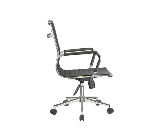 Кресло Riva Chair RCH 6002-2SЕ, Основной цвет: Черный, Ширина: 640, Глубина: 640, Высота: 1000, Материал спинки: Экокожа, Материал сидушки: Экокожа, Рекомендованная максимальная нагрузка: 120 кг, Вес: 11,6, изображение 3post-test