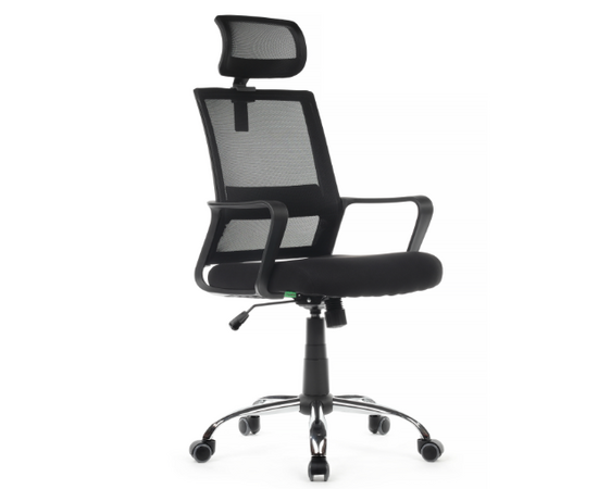 Кресло Riva Chair Mint RCH 1029HB, Основной цвет: Черный, Ширина: 600, Глубина: 600, Высота: 130post-test