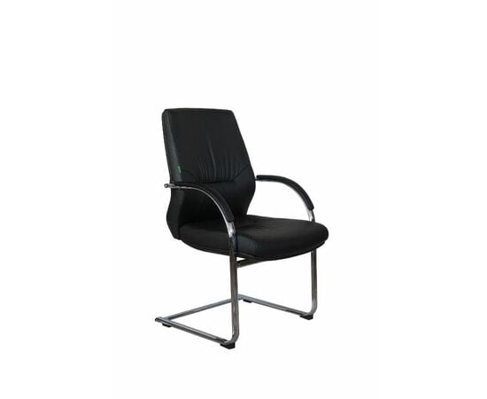 Кресло Riva Chair RCH C1815, Основной цвет: Черный, Ширина: 590, Глубина: 660, Высота: 1020, Материал спинки: Натуральная кожа, Материал сидушки: Натуральная кожа, Вес: 24, Артикул: С1815post-test