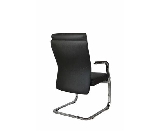 Кресло Riva Chair RCH C1511, Основной цвет: Черный, Ширина: 580, Глубина: 650, Высота: 1010, Материал спинки: Натуральная кожа, Материал сидушки: Натуральная кожа, Вес: 27, Артикул: С1511, изображение 3post-test