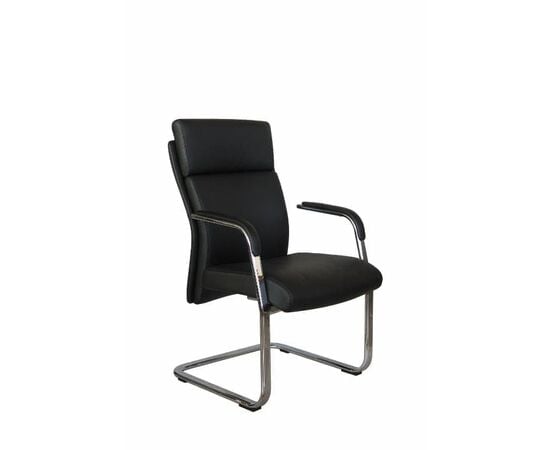 Кресло Riva Chair RCH C1511, Основной цвет: Черный, Ширина: 580, Глубина: 650, Высота: 1010, Материал спинки: Натуральная кожа, Материал сидушки: Натуральная кожа, Вес: 27, Артикул: С1511post-test