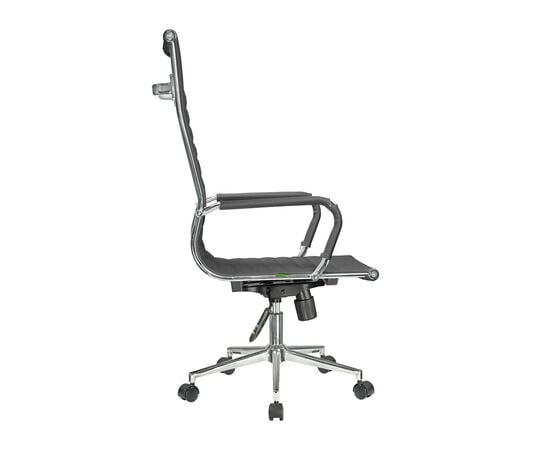 Кресло Riva Chair RCH 6002-1SE, Основной цвет: Черный, Пятилучье материал (Мягкие кресла): Хром, 640 мм, Ширина: 640, Глубина: 640, Высота: 1190, Материал спинки и сидушки: Экокожа, Объем: 0,11, Вес: 13, Вес: 13, изображение 3post-test